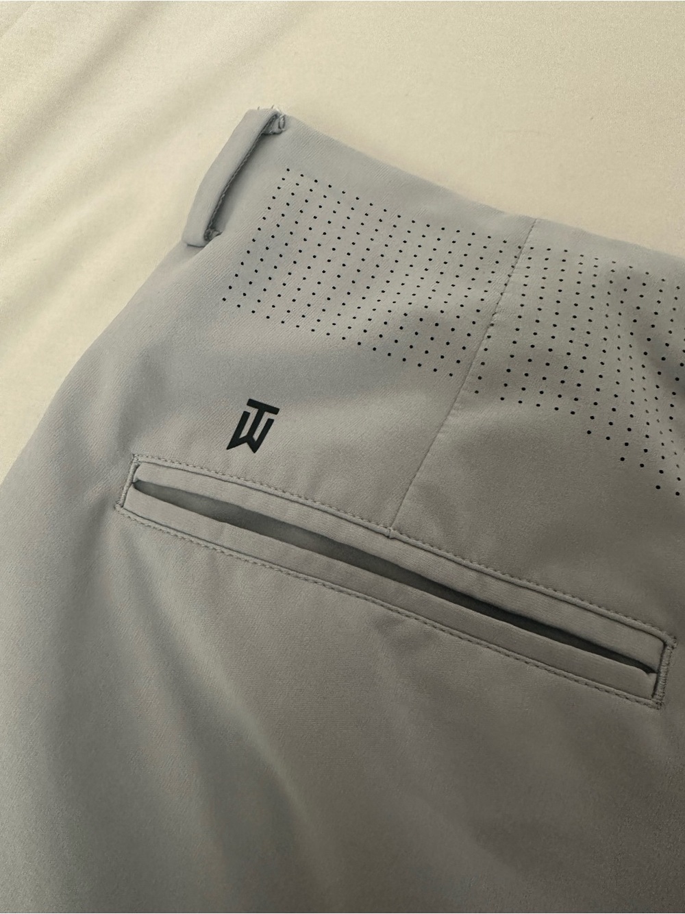 Nike Tiger Woods Gray Mens Golf Shorts Size 34